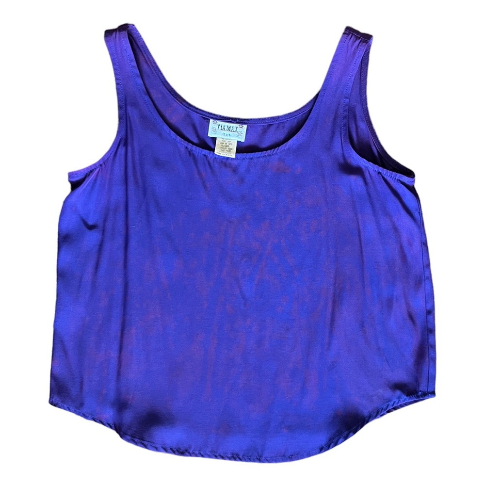 Vintage Purple Acid Wash Tank